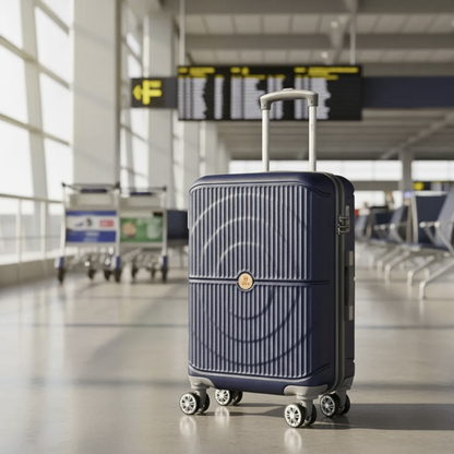 Maleta De Viaje 21 Pulg Expandible Cabina Bin M022 Azul