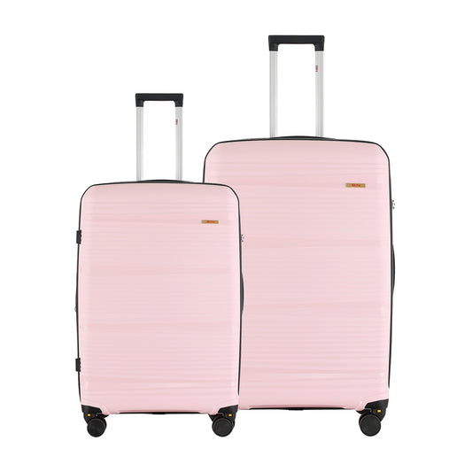 Juego Set Maletas X2 20,24 Pulg Bin M018 Rosado