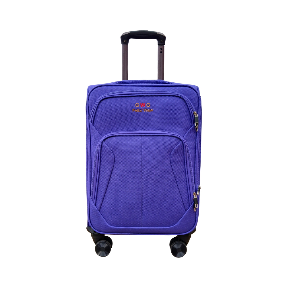 Maleta De Viaje 18 Pulg Expandible Cabina Bin M023 Violeta