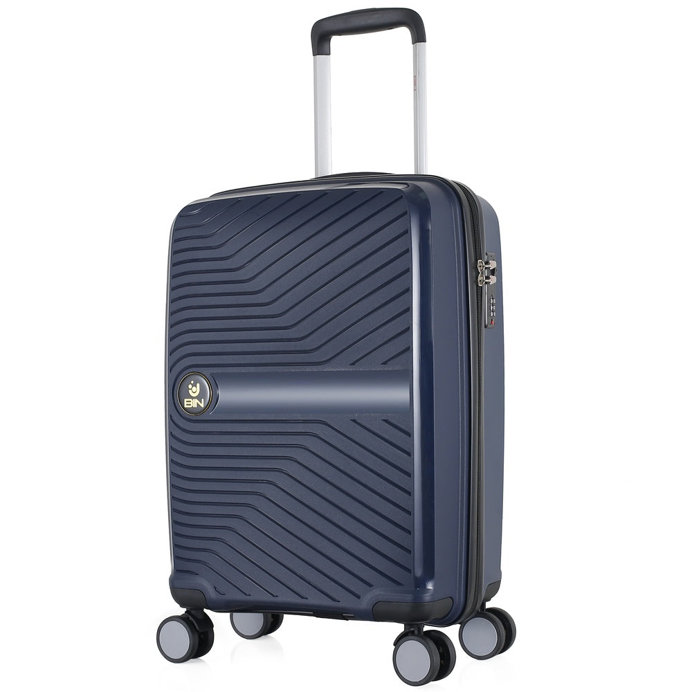 Juego Set Maletas X2 20,24 Pulg Bin M013 Azul