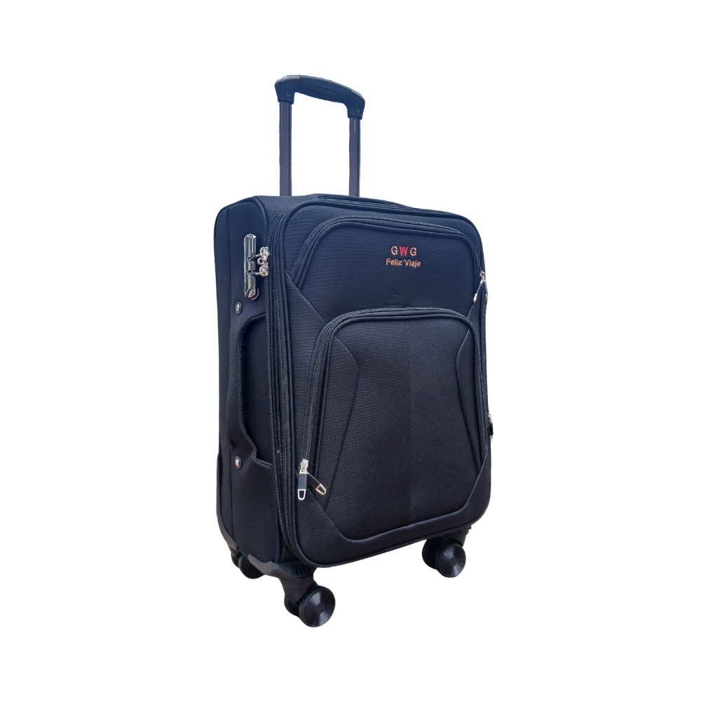 Maleta De Viaje 24 Pulg Expandible Mediana Bin M023 Negro