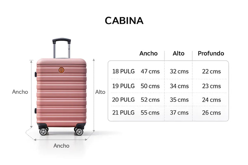 18" – 21" Cabina