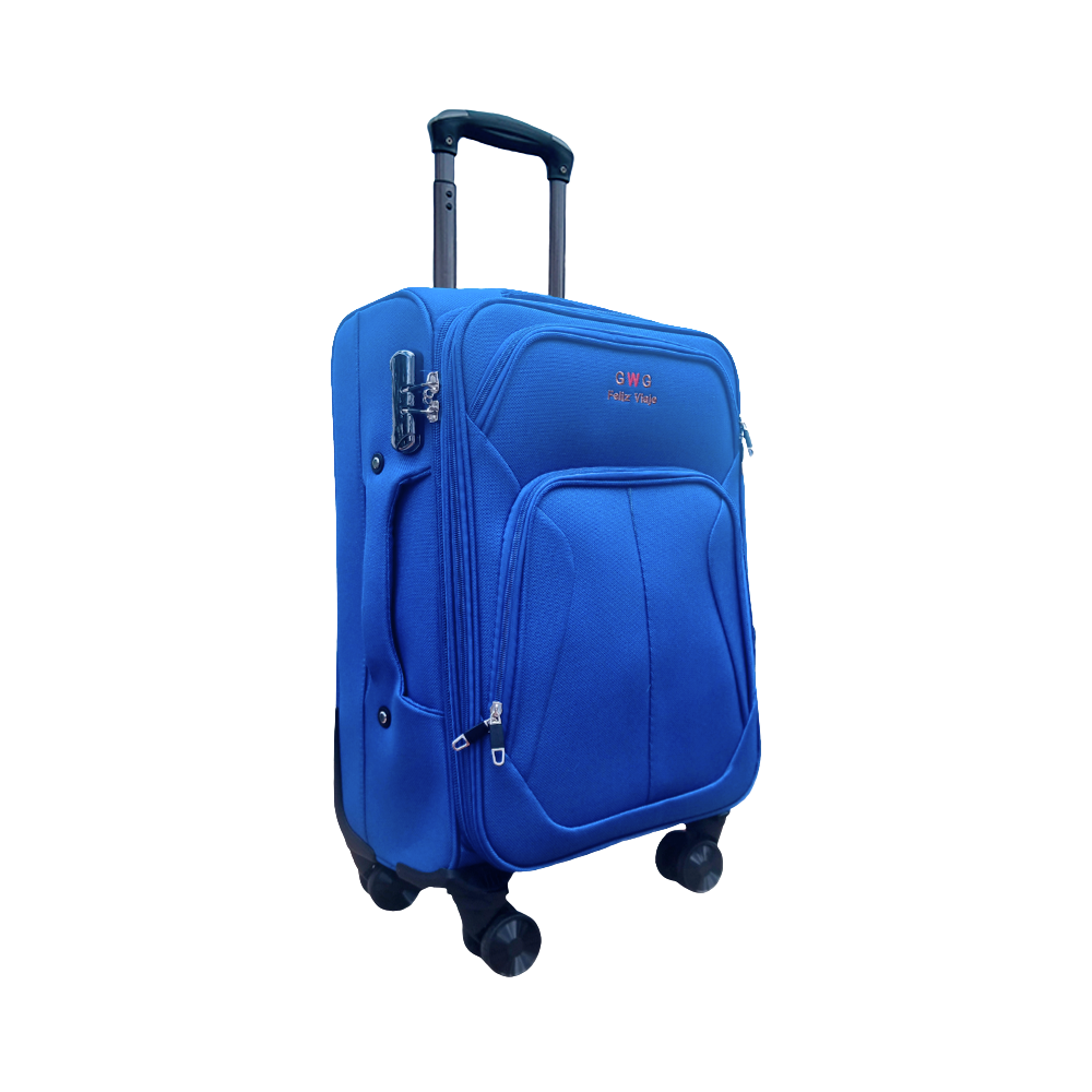 Juego Set Maletas X2 18,24 Pulg Bin M023 Azul Claro