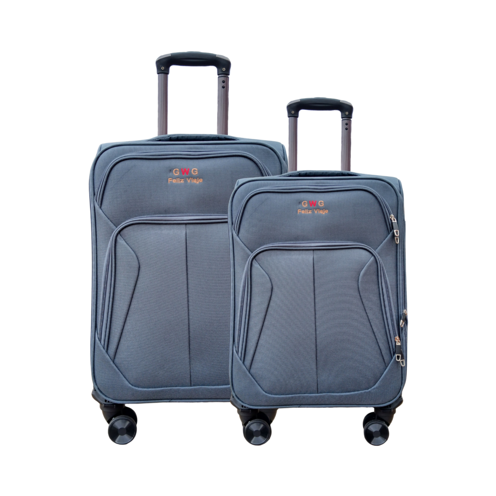 Juego Set Maletas X2 20,28 Pulg Bin M023 Gris