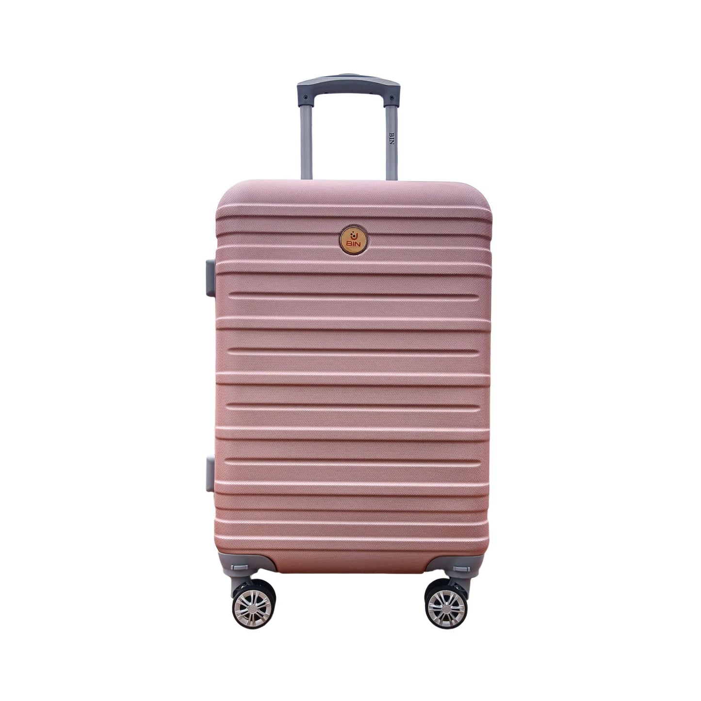 maleta de viaje 23 pulg expandible mediana bin m021 rosado