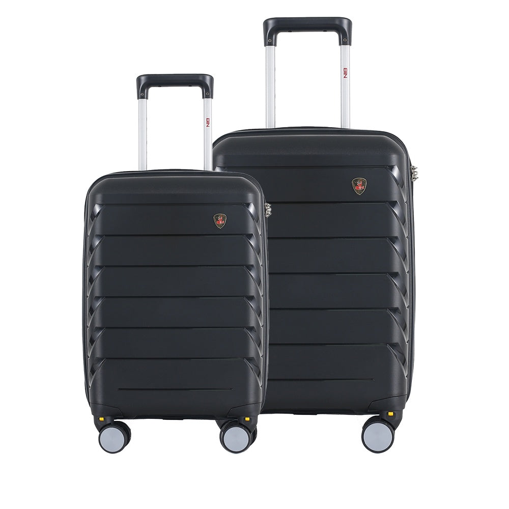 Juego Set Maletas X2 20,28 Pulg Bin M014 Negro