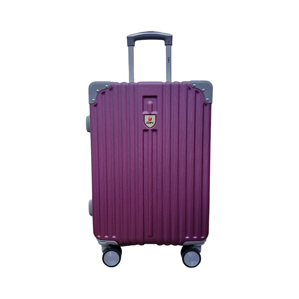 Maleta De Viaje 21 Pulg Expandible Cabina Bin M019 Violeta