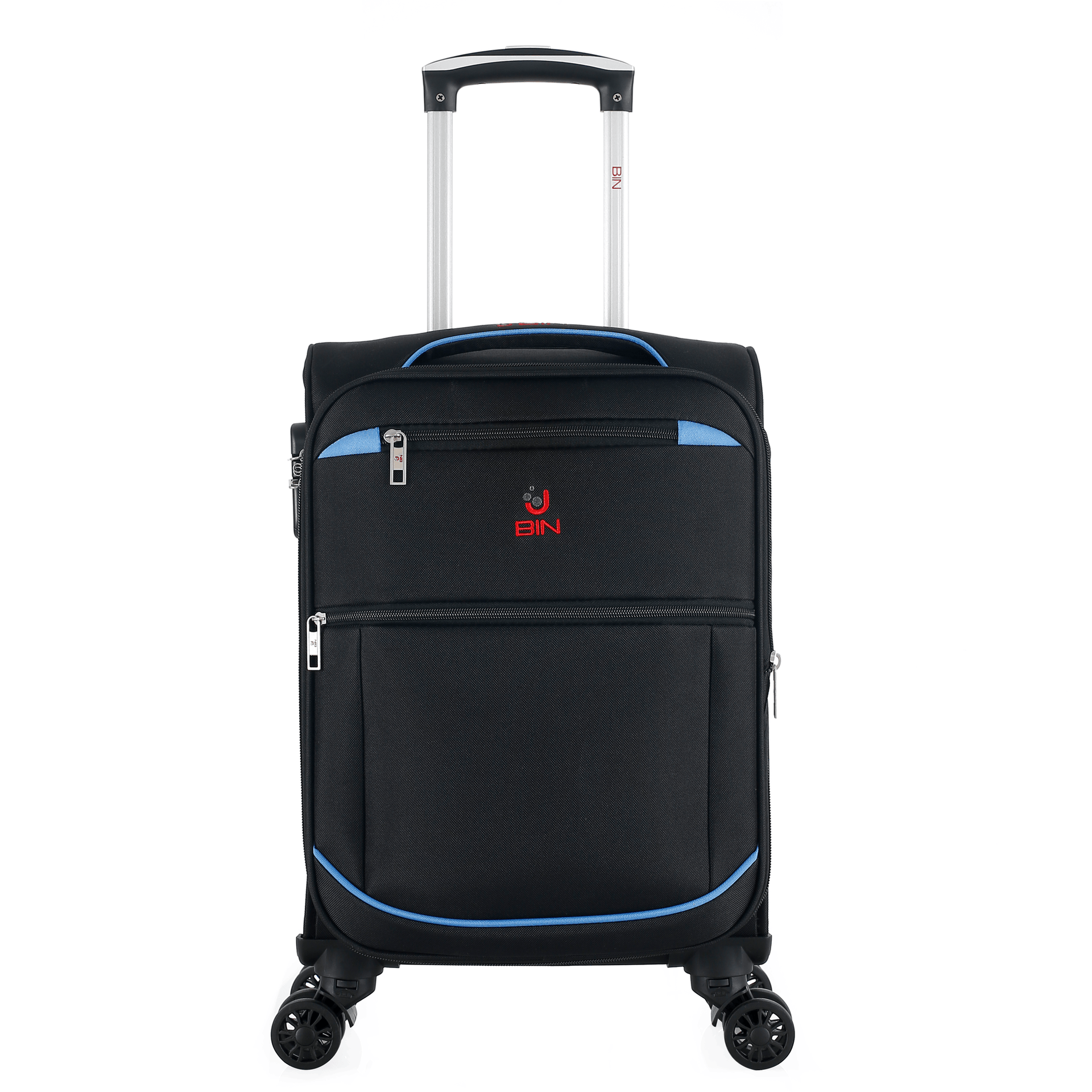 Maleta De Viaje 19 Pulg Expandible Cabina Bin M015 Negro