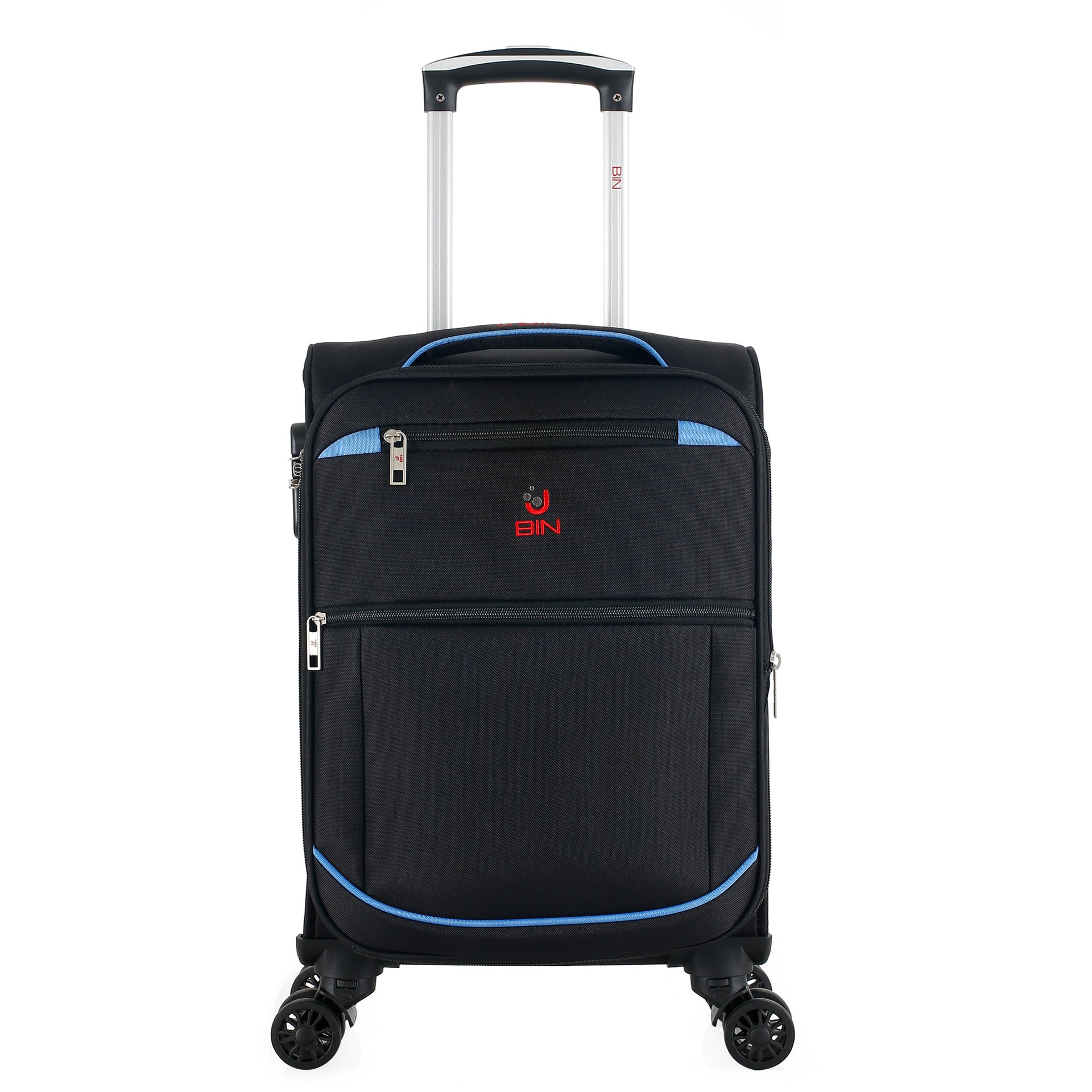 Maleta De Viaje 20 Pulg Expandible Cabina Bin M015 Negro