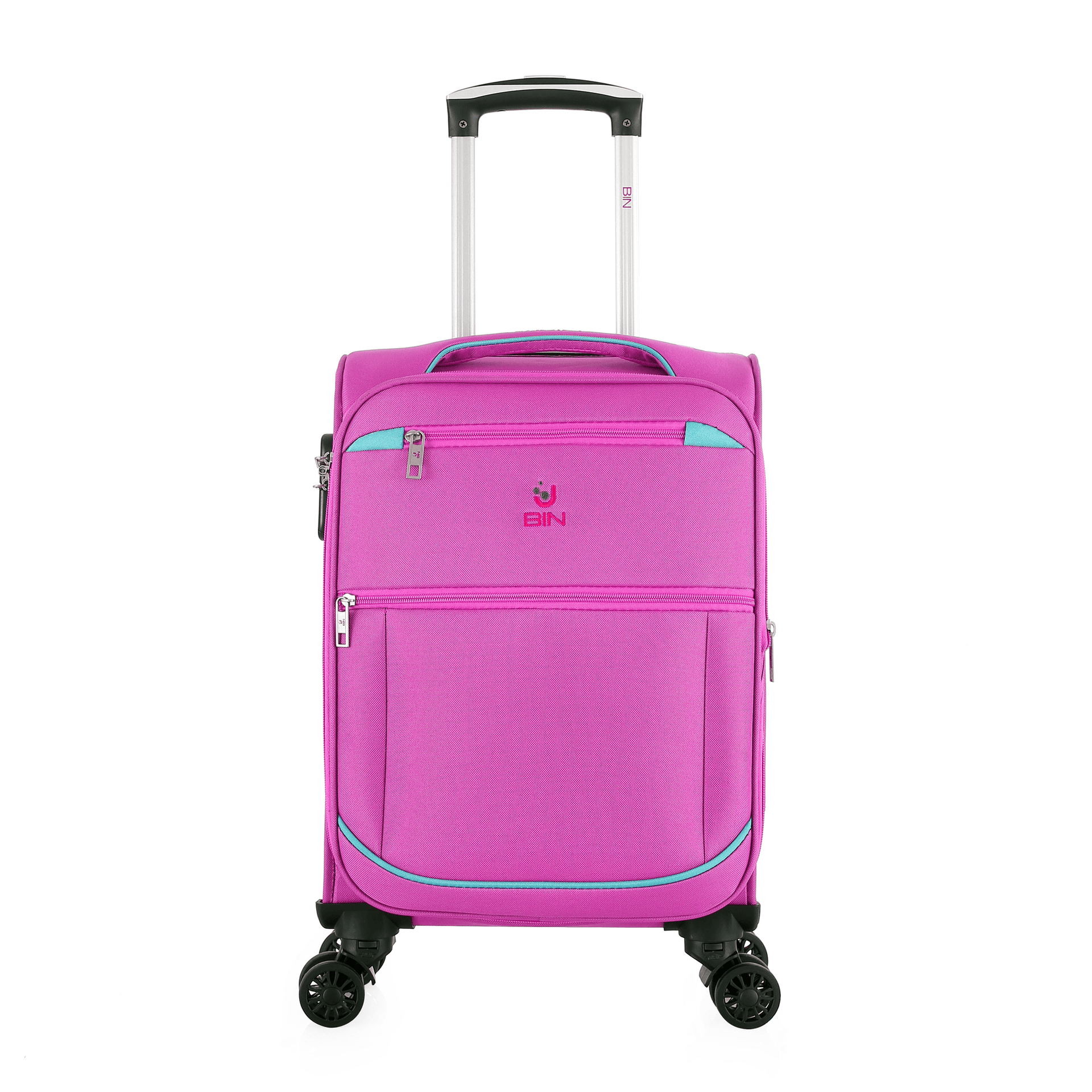 Maleta De Viaje 19 Pulg Expandible Cabina Bin M015 Rosado