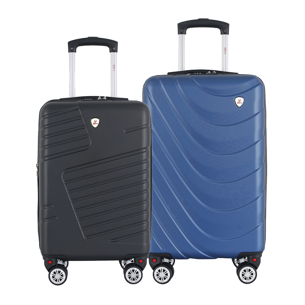 Set Maletas X2 19,20 Pulg Bin M006 Negro - M007 Azul