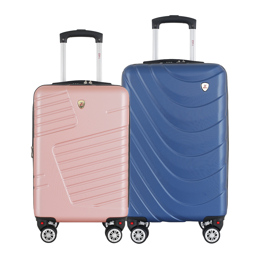 Set Maletas X2 19,20 Pulg Bin M006 Oro Rosa - M007 Azul