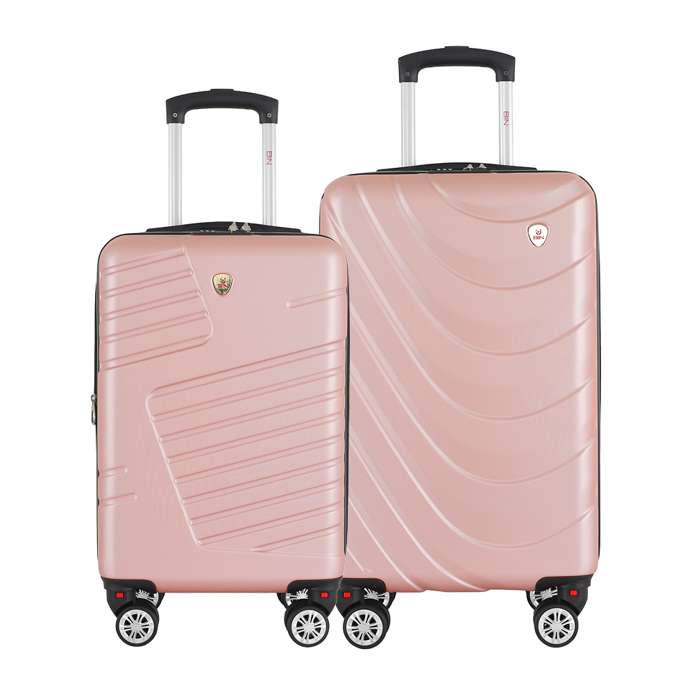 Set Maletas X2 19,20 Pulg Bin M006-M007 Oro Rosa