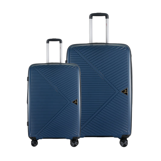 Juego Set Maletas X2 20,28 Pulg Bin M017 Azul