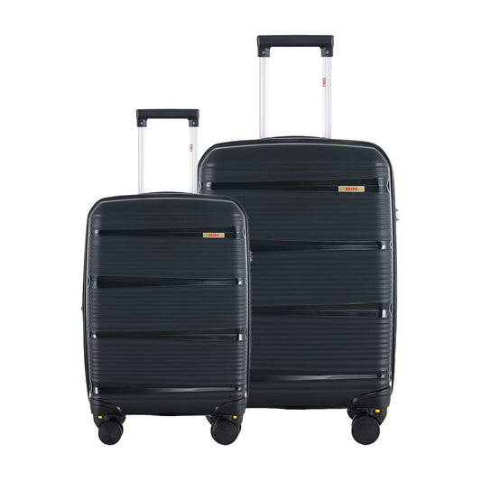 Juego Set Maletas X2 20,24 Pulg Bin M018 Negro