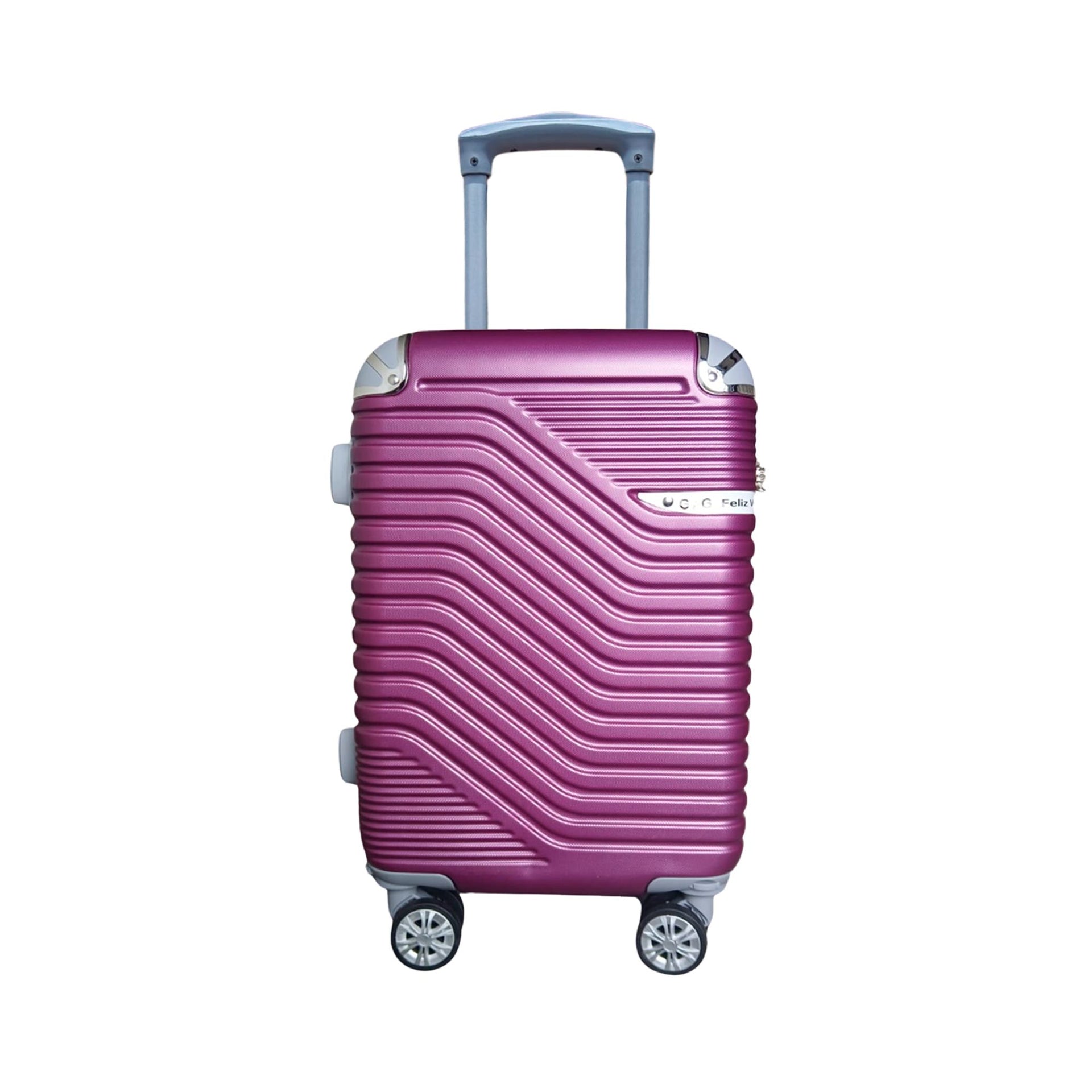 Maleta De Viaje Bin W0025 Violeta 10kg Tamano S 21 Pulg