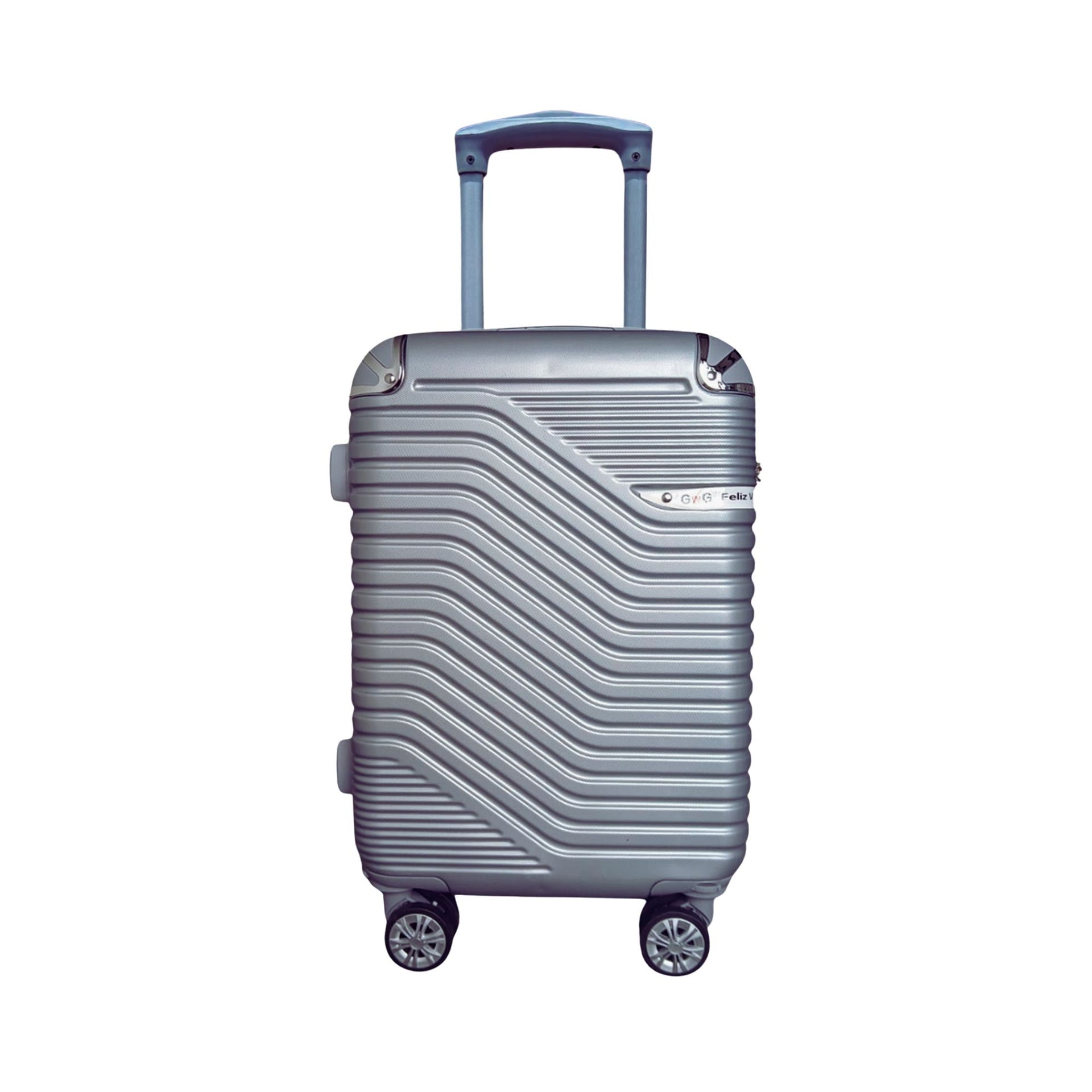 Maleta De Viaje Bin W0025 Plata 10kg Tamano S 19 Pulg