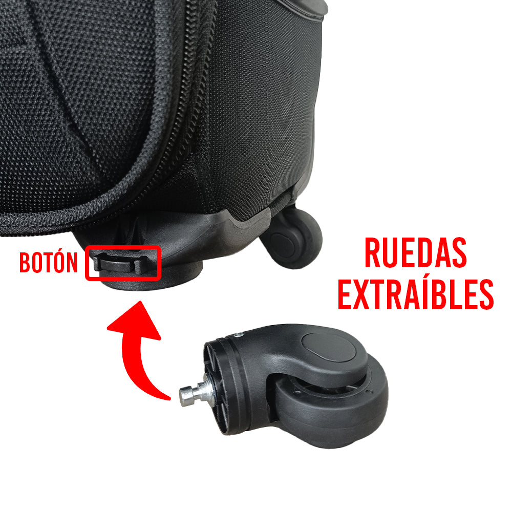 Maleta De Viaje 20 Pulg Para Cabina Expandible BIN M005 Rojo